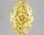 5.01 Ct. Fancy Vivid Yellow Oval Lab Grown Diamond