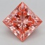 2.72 Ct. Fancy Vivid Pink Princess Lab Grown Diamond