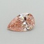 0.30 Ct. Fancy Vivid Pink Pear Lab Grown Diamond