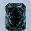 3.08 Ct. Fancy Vivid Bluish Green Radiant Lab Grown Diamond