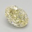 1.12 Ct. Fancy Yellow Oval Lab Grown Diamond