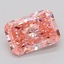2.03 Ct. Fancy Vivid  Pink Radiant Lab Grown Diamond