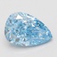 3.09 Ct. Fancy Vivid Blue Pear Lab Grown Diamond