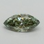 1.08 Ct. Fancy Vivid Green Marquise Lab Grown Diamond