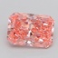 2.01 Ct. Fancy Vivid  Pink Radiant Lab Grown Diamond