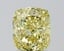 2.16 Ct. Fancy Yellow Cushion Lab Grown Diamond