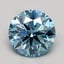 1.01 Ct. Fancy Intense Blue Round Lab Grown Diamond