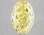 3.02 Ct. Fancy Vivid Yellow Oval Lab Grown Diamond