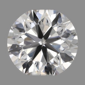 Round diamond — real photo