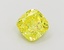 1.02 Ct. Fancy Vivid Yellow Cushion Lab Grown Diamond
