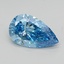 5.02 Ct. Fancy Vivid  Blue Pear Lab Grown Diamond