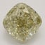 2.57 Ct. Fancy Brownish Yellow Cushion Diamond