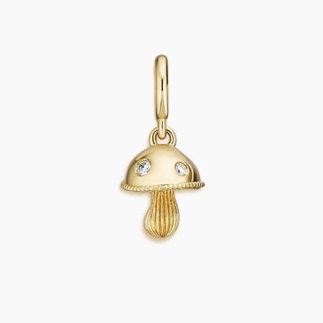 Mushroom Diamond Charm (1/10 ct. tw.)