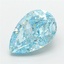 3.50 Ct. Fancy Vivid Blue Pear Lab Grown Diamond