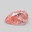 0.70 Ct. Fancy Vivid Pink Pear Lab Grown Diamond