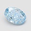 3.03 Ct. Fancy Vivid Blue Oval Lab Grown Diamond