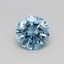 0.32 Ct. Fancy Vivid Blue Round Lab Grown Diamond