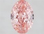2.63 Ct. Fancy Vivid  Pink Oval Lab Grown Diamond
