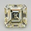 2.65 Ct. Fancy Light Yellow Asscher Lab Grown Diamond