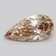 3.09 Ct. Light  Brown Pear Lab Grown Diamond