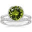 Platinum Regalia Diamond Ring with Curved Ballad Diamond Ring (1/6 ct. tw.)