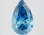 2.20 Ct. Fancy Vivid Blue Pear Lab Grown Diamond