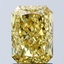 2.09 Ct. Fancy Vivid Yellow Radiant Lab Grown Diamond