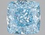 3.05 Ct. Fancy Vivid Blue Cushion Lab Grown Diamond
