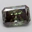 1.07 Ct. Fancy Deep Green Radiant Lab Grown Diamond