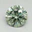 1.74 Ct. Fancy Vivid Pacific Green Round Lab Grown Diamond