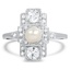 Art Deco Pearl Vintage Ring