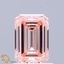 1.10 Ct. Fancy Intense Pink Emerald Lab Grown Diamond