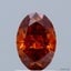 1.02 Ct. Fancy Intense Brownish Orange Oval Lab Grown Diamond