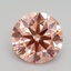 2.49 Ct. Fancy Intense Pink Round Lab Grown Diamond