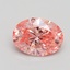 1.51 Ct. Fancy Intense Pink Oval Lab Grown Diamond