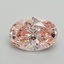 3.11 Ct. Fancy Intense Pink Oval Lab Grown Diamond