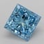 2.03 Ct. Fancy Vivid Blue Princess Lab Grown Diamond