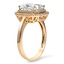 The Daire Ring, smalltop view on a hand