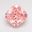 1.04 Ct. Fancy Intense Pink Cushion Lab Grown Diamond