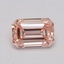 1.50 Ct. Fancy Intense Pink Emerald Lab Grown Diamond