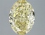 3.00 Ct. Fancy Yellow Oval Lab Grown Diamond