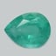 9.0x6.9mm  Green  Pear   Emerald