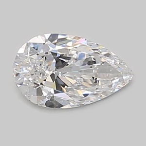 Pear diamond — real photo