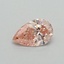 0.34 Ct. Fancy Vivid Pink Pear Lab Grown Diamond