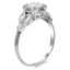 The Adara Ring, smalltop view on a hand