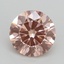 2.21 Ct. Fancy Intense Pink Round Lab Grown Diamond