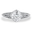 Custom Vintage-Inspired Compass Set Diamond Ring