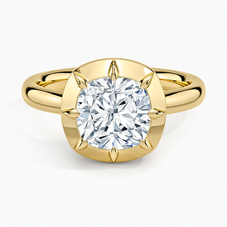 Harper Bezel Prong Solitaire Ring