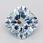 2.03 Ct. Fancy Intense None Blue Cushion Lab Grown Diamond