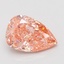 5.24 Ct. Fancy Vivid Pink Pear Lab Grown Diamond